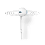 Hands Free Stereo Devia EM022 Earpods 3.5mm με Χειριστήριο & Μικρόφωνο Λευκό | Shopin.gr