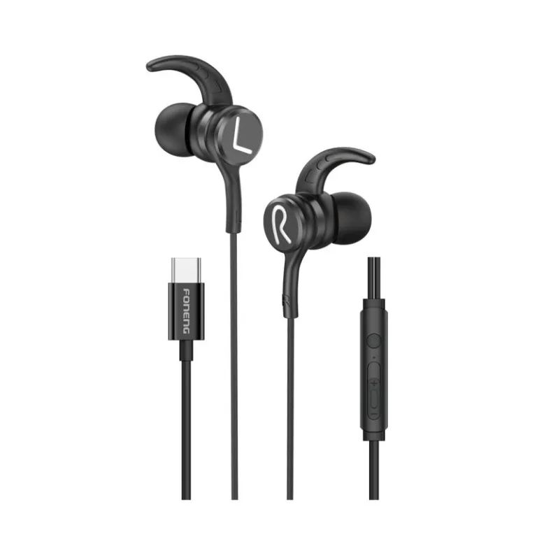 Hands Free Stereo Foneng T68 Heavy Bass Gaming USB C Μαύρο | Shopin.gr