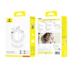 Hands Free Stereo Baseus Encok CZ19 USB C Λευκό | Shopin.gr