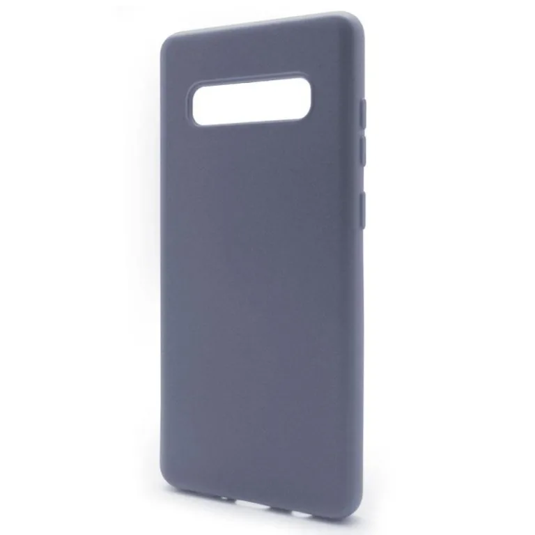Θήκη Liquid Silicon inos Samsung G973F Galaxy S10 L-Cover Γκρι-Μπλε | Shopin.gr
