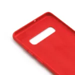 Θήκη Liquid Silicon inos Samsung G973F Galaxy S10 L-Cover Κόκκινο | Shopin.gr