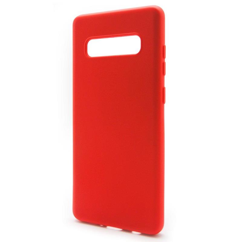 Θήκη Liquid Silicon inos Samsung G973F Galaxy S10 L-Cover Κόκκινο | Shopin.gr
