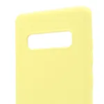 Θήκη Liquid Silicon inos Samsung G975F Galaxy S10 Plus L-Cover Κίτρινο | Shopin.gr