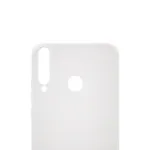 Θήκη Liquid Silicon inos Huawei P40 Lite E L-Cover Λευκό | Shopin.gr