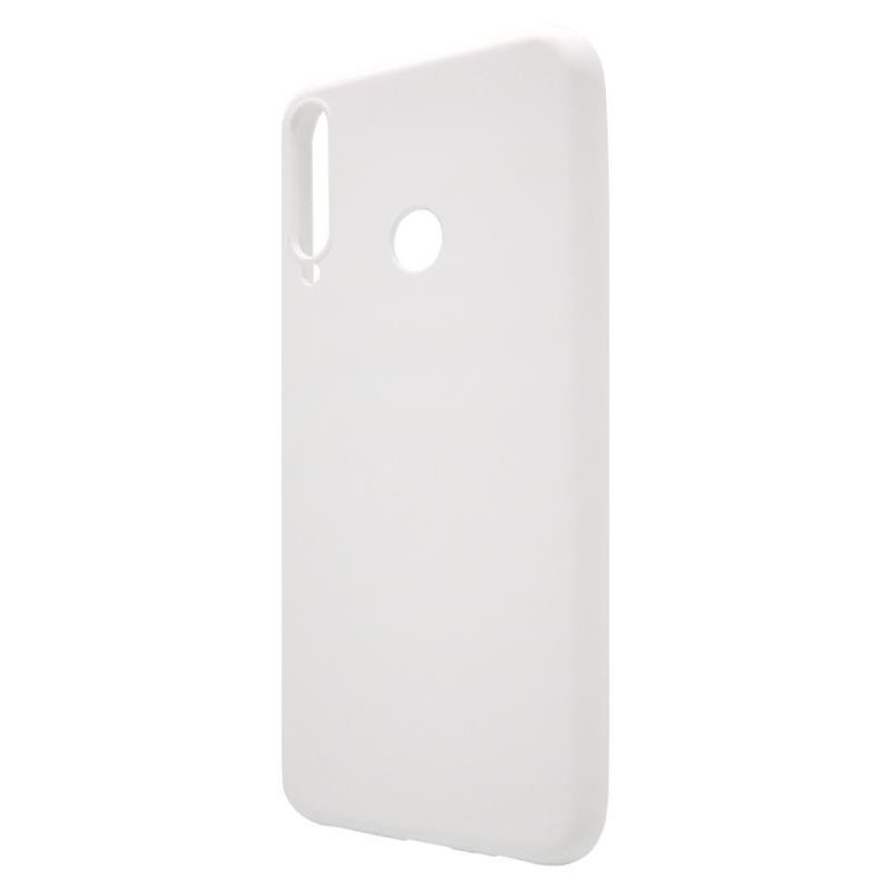 Θήκη Liquid Silicon inos Huawei P40 Lite E L-Cover Λευκό | Shopin.gr