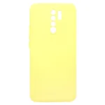 Θήκη Liquid Silicon inos Xiaomi Redmi 9 L-Cover Κίτρινο | Shopin.gr