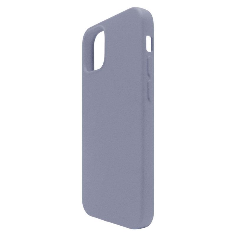 Θήκη Liquid Silicon inos Apple iPhone 12 mini L-Cover Γκρι-Μπλε | Shopin.gr