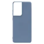 Θήκη Liquid Silicon inos Samsung G998B Galaxy S21 Ultra 5G L-Cover Γκρι-Μπλε | Shopin.gr