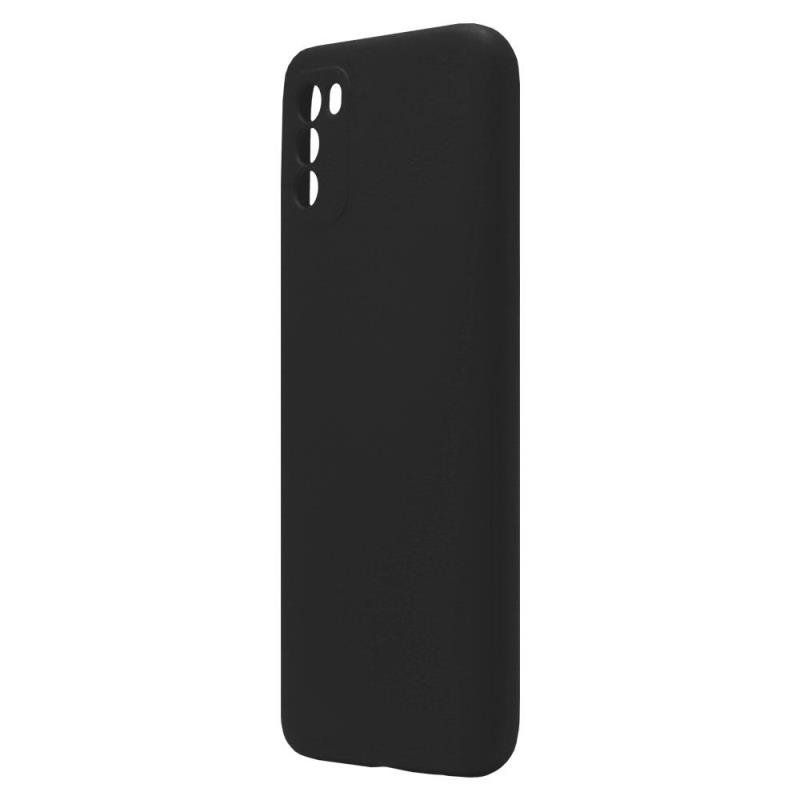 Θήκη Liquid Silicon inos Xiaomi Poco M3 L-Cover Μαύρο | Shopin.gr