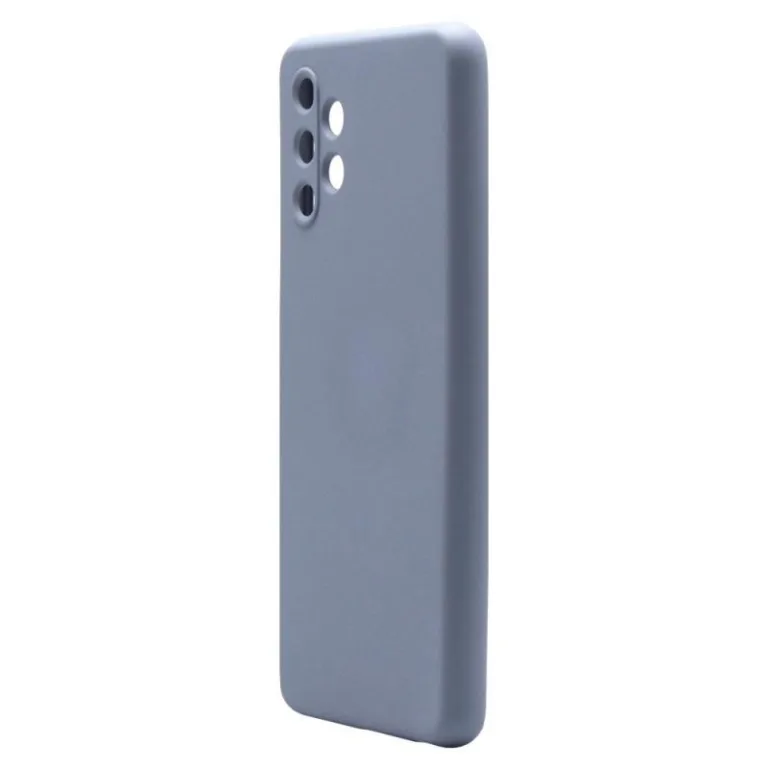 Θήκη Liquid Silicon inos Samsung A325F Galaxy A32 4G L-Cover Γκρι-Μπλε | Shopin.gr