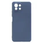 Θήκη Liquid Silicon inos Xiaomi Mi 11 Lite/ Mi 11 Lite 5G L-Cover Μπλε Ραφ | Shopin.gr