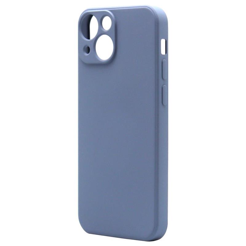 Θήκη Liquid Silicon inos Apple iPhone 13 mini L-Cover Γκρι-Μπλε | Shopin.gr