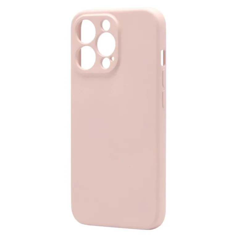 Θήκη Liquid Silicon inos Apple iPhone 13 Pro L-Cover Σομόν | Shopin.gr