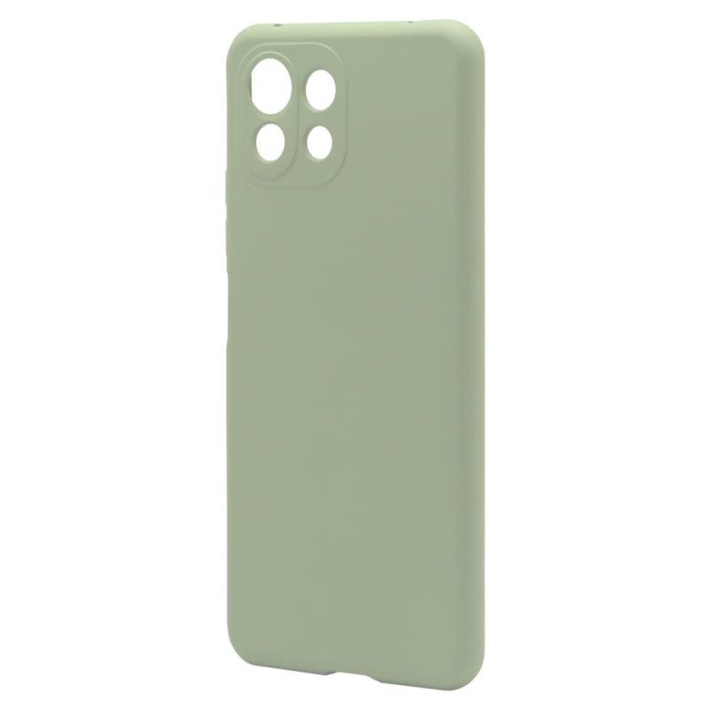Θήκη Liquid Silicon inos Xiaomi Mi 11 Lite/ Mi 11 Lite 5G L-Cover Λαδί | Shopin.gr