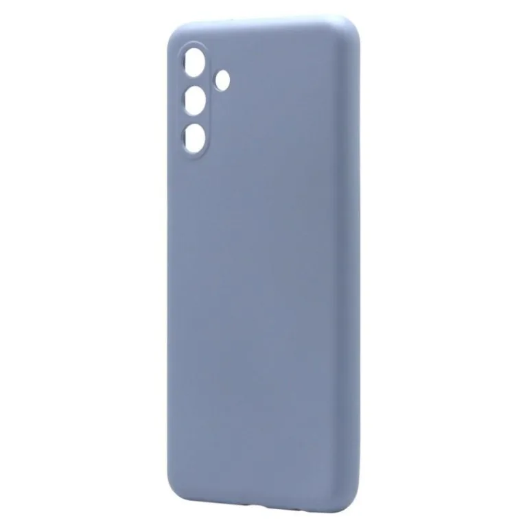 Θήκη Liquid Silicon inos Samsung A047F Galaxy A04s/ A136U Galaxy A13 5G L-Cover Γκρι-Μπλε | Shopin.gr