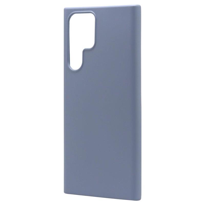 Θήκη Liquid Silicon inos Samsung S908B Galaxy S22 Ultra 5G L-Cover Γκρι-Μπλε | Shopin.gr