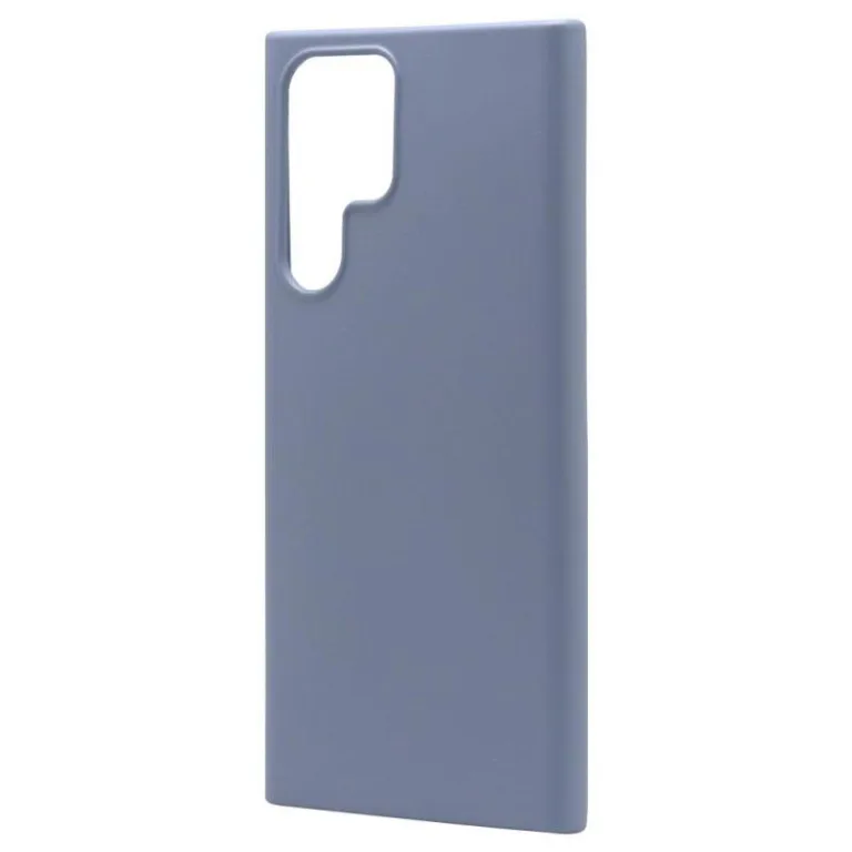 Θήκη Liquid Silicon inos Samsung S908B Galaxy S22 Ultra 5G L-Cover Γκρι-Μπλε | Shopin.gr