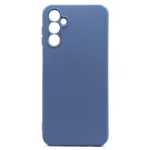 Θήκη Liquid Silicon inos Samsung A145R Galaxy A14 4G/ A146P Galaxy A14 5G L-Cover Γκρι-Μπλε | Shopin.gr