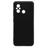 Θήκη Liquid Silicon inos Xiaomi Redmi 12C L-Cover Μαύρο | Shopin.gr