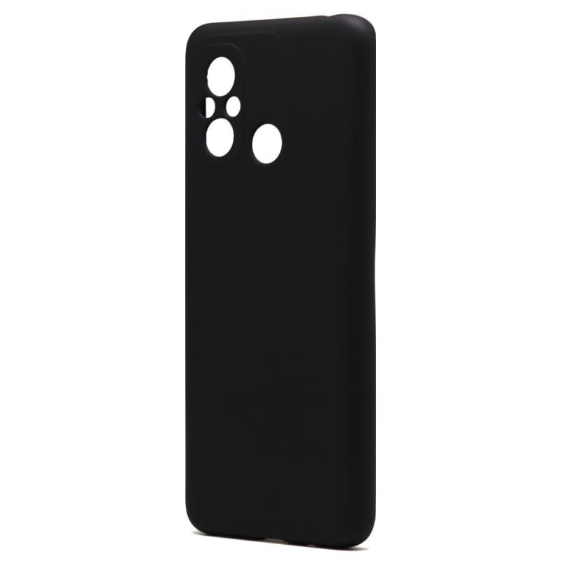 Θήκη Liquid Silicon inos Xiaomi Redmi 12C L-Cover Μαύρο | Shopin.gr