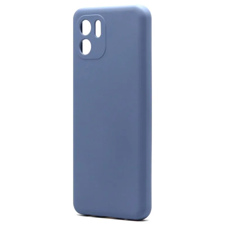 Θήκη Liquid Silicon inos Xiaomi Redmi A1/ A2 L-Cover Γκρι-Μπλε | Shopin.gr