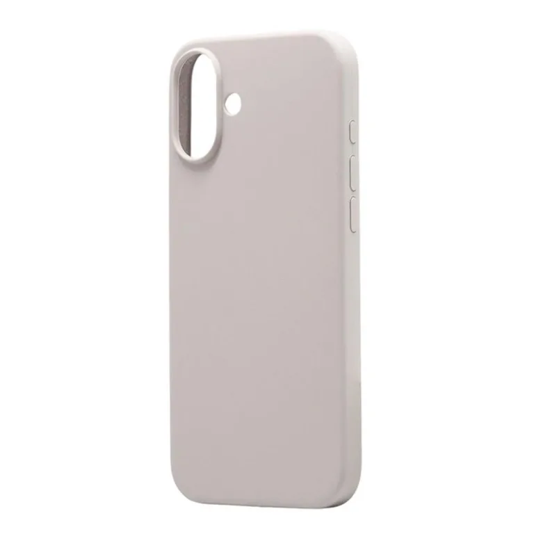 Θήκη Liquid Silicon inos Apple iPhone 16 5G Velvet Ανοιχτό Γκρι | Shopin.gr