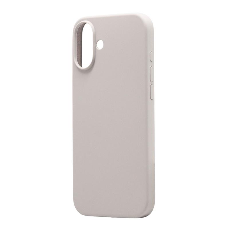 Θήκη Liquid Silicon inos Apple iPhone 16 Plus 5G Velvet Ανοιχτό Γκρι | Shopin.gr