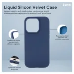 Θήκη Liquid Silicon inos Apple iPhone 16 Pro Max 5G Velvet Μαύρο | Shopin.gr