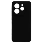 Θήκη Liquid Silicon inos Xiaomi Redmi Note 14 5G Velvet Μαύρο | Shopin.gr