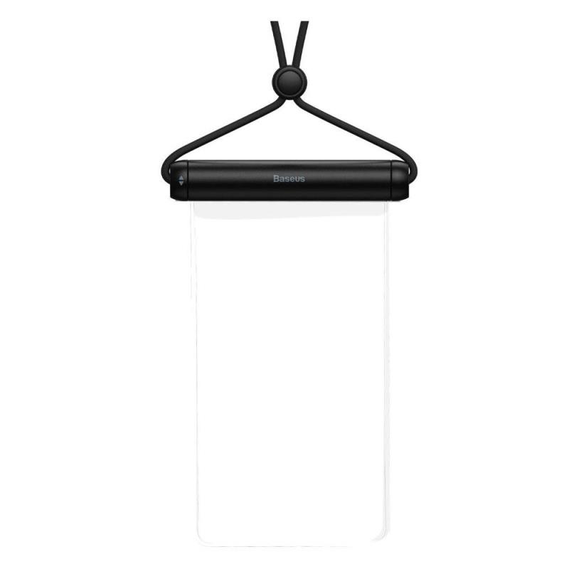 Waterproof Θήκη Baseus Slide-Cover για Smartphones μέχρι 7.2" Μαύρο | Shopin.gr