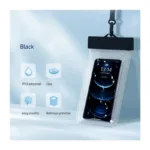 Waterproof Θήκη inos για Smartphones έως 6.9" Διάφανο-Μαύρο | Shopin.gr