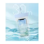 Waterproof Θήκη inos για Smartphones έως 6.9" Διάφανο-Μαύρο | Shopin.gr