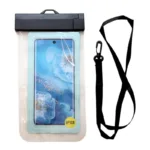 Waterproof Θήκη inos για Smartphones έως 6.9" Διάφανο-Μαύρο | Shopin.gr