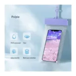 Waterproof Θήκη inos για Smartphones έως 6.9" Διάφανο-Λιλά | Shopin.gr