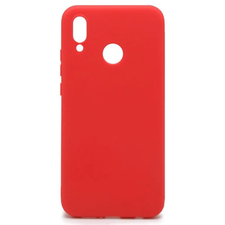 Θήκη Soft TPU inos Huawei P20 Lite S-Cover Κόκκινο | Shopin.gr