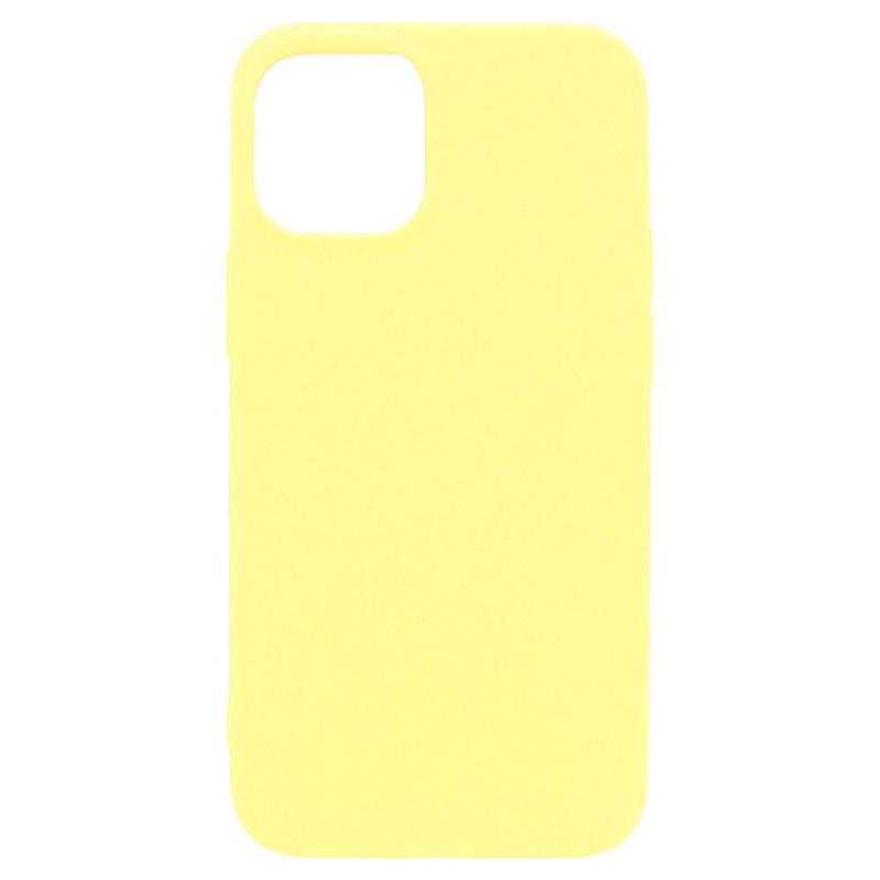 Θήκη Soft TPU inos Apple iPhone 12/ 12 Pro S-Cover Κίτρινο | Shopin.gr
