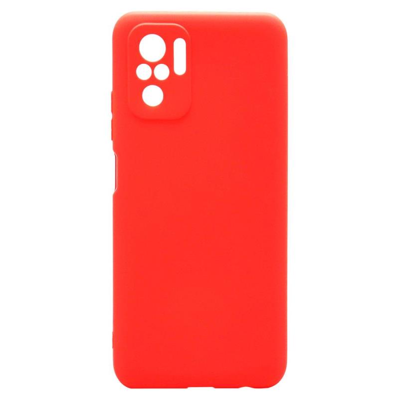 Θήκη Soft TPU inos Xiaomi Poco M5S/ Redmi Note 10/ 10S S-Cover Κόκκινο | Shopin.gr