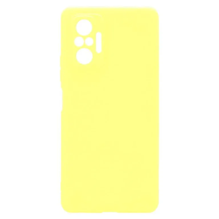 Θήκη Soft TPU inos Xiaomi Redmi Note 10 Pro S-Cover Κίτρινο | Shopin.gr