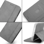 Θήκη Flip Book inos Xiaomi Poco X5 5G/ Redmi Note 12 5G S-Folio NE Γκρι | Shopin.gr