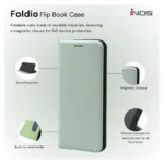 Θήκη Flip Book inos Samsung Galaxy A56 5G Foldio Φυστικί | Shopin.gr