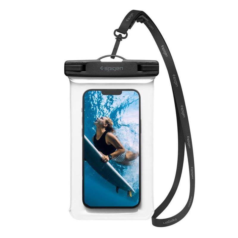 Universal Αδιάβροχη Θήκη Spigen A601 για Smartphones έως 6.9" Διάφανο (1 τεμ.) | Shopin.gr
