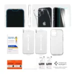 Θήκη TPU Spigen Liquid Crystal (1 τεμ.) & Tempered Glass TR Slim (2 τεμ.) Apple iPhone 14 Plus Crystal Pack Διάφανο | Shopin.gr
