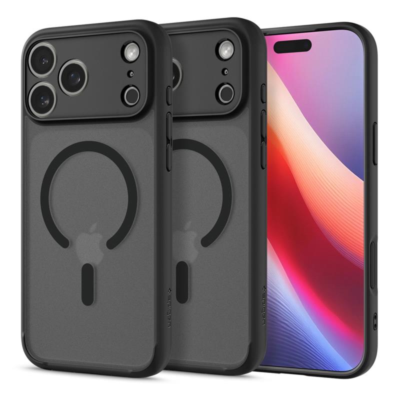 Θήκη TPU & PC Spigen Ultra Hybrid Mag Magsafe Apple iPhone 17 Pro Frost Μαύρο | Shopin.gr