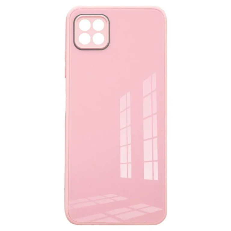 Θήκη TPU & Glass inos Samsung A226B Galaxy A22 5G CamGuard Ροζ | Shopin.gr