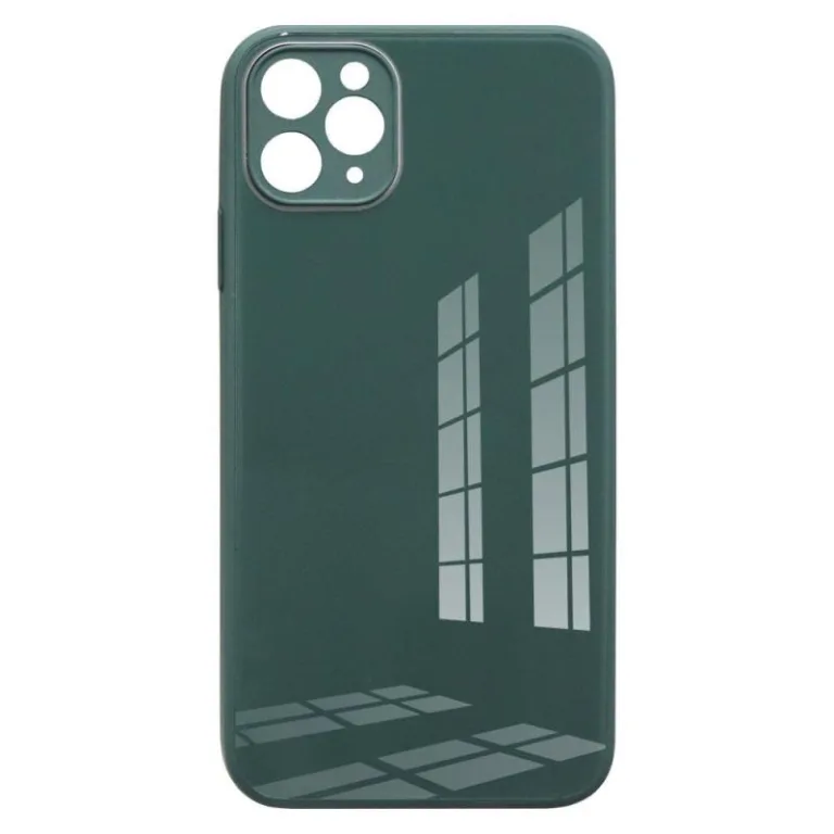 Θήκη TPU & Glass inos Apple iPhone 11 Pro Max CamGuard Πράσινο | Shopin.gr