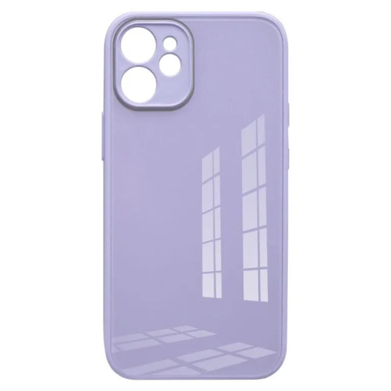 Θήκη TPU & Glass inos Apple iPhone 12 mini CamGuard Μωβ | Shopin.gr
