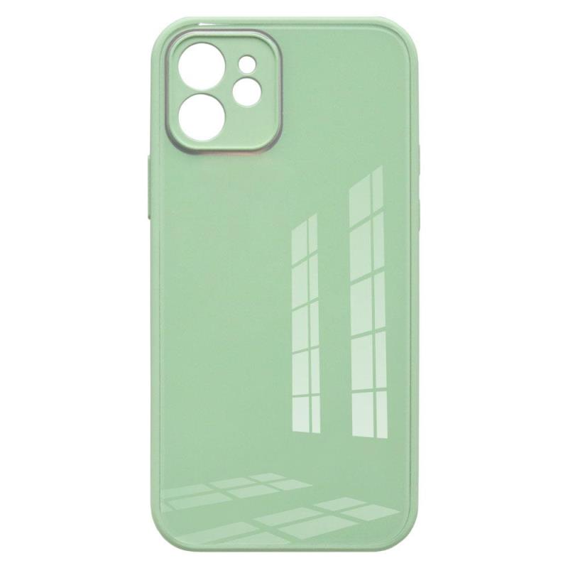 Θήκη TPU & Glass inos Apple iPhone 12 CamGuard Ανοιχτό Πράσινο | Shopin.gr