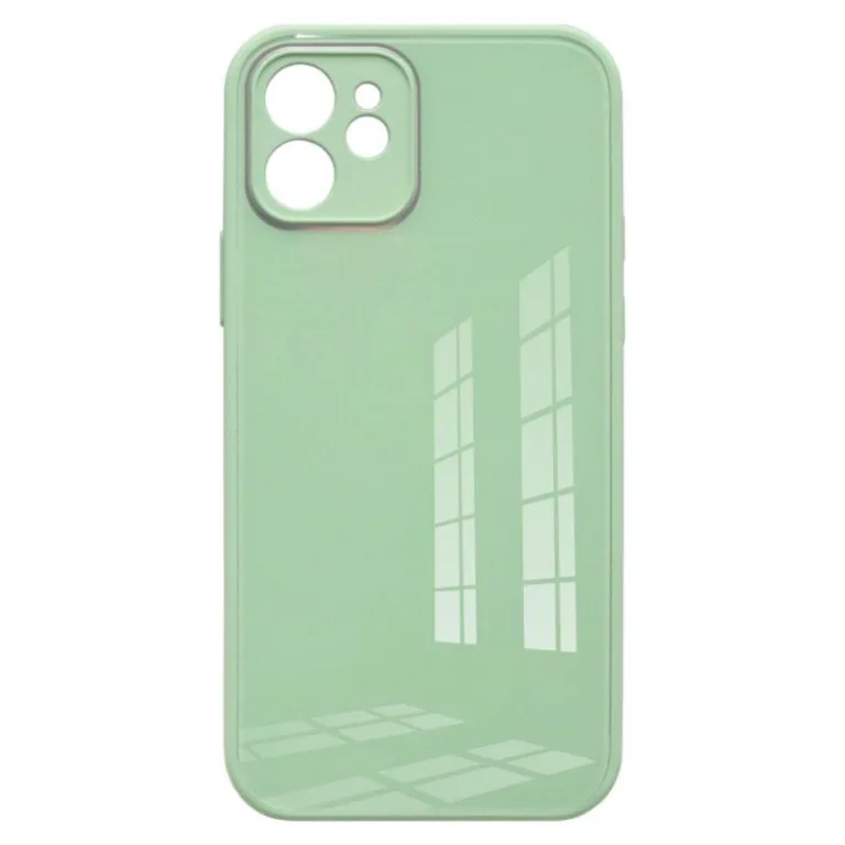 Θήκη TPU & Glass inos Apple iPhone 12 CamGuard Ανοιχτό Πράσινο | Shopin.gr