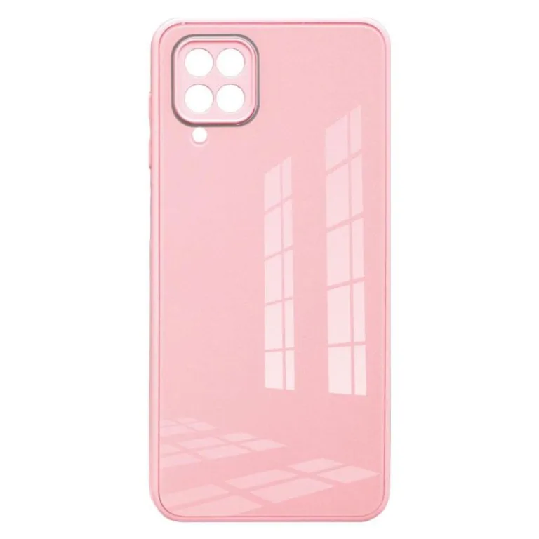 Θήκη TPU & Glass inos Samsung A125F Galaxy A12/ A127F Galaxy A12 Nacho/ M127F Galaxy M12 CamGuard Ροζ | Shopin.gr