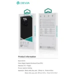 Θήκη TPU Shock Proof Devia Magnetic Apple iPhone 16 Pro Ripple Μαύρο | Shopin.gr
